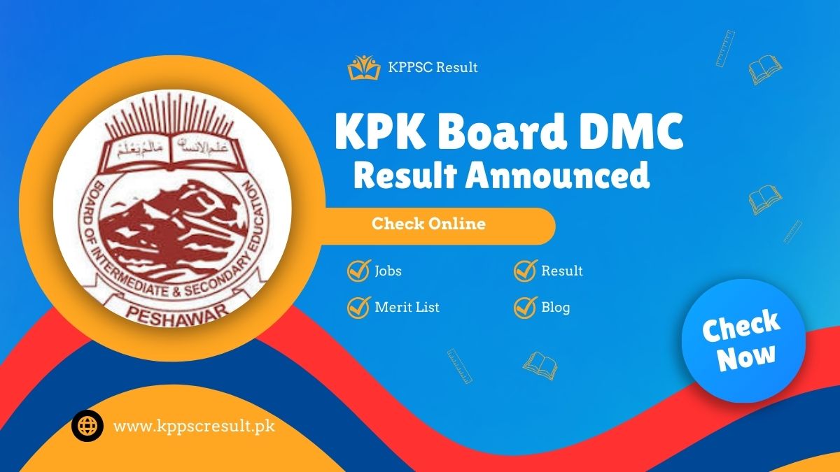 All KPK Board 11th 12th Class DMC Result Download 2024