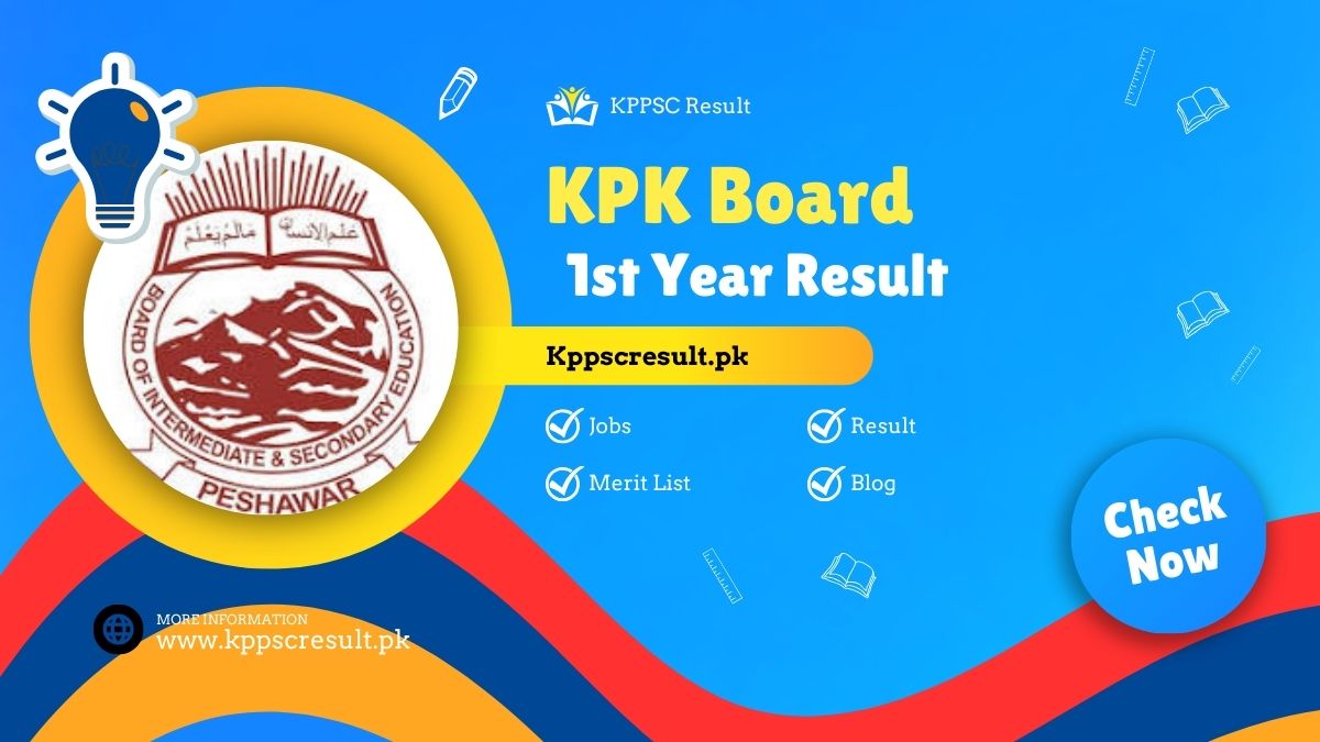 BISE KPK Board 1st Year Result Gazette PDF 2024