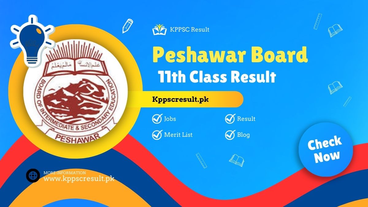 BISEP Peshawar Board 11th Class Result Gazette 2024