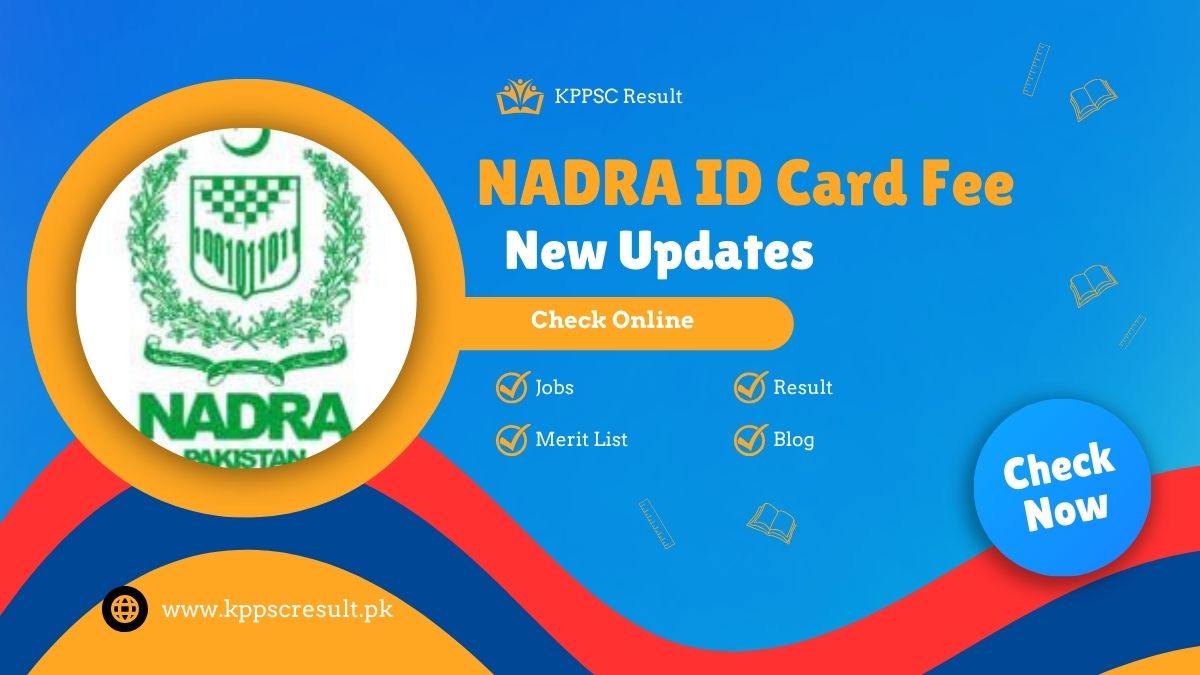 NADRA Smart ID Card September Fee Update 2024