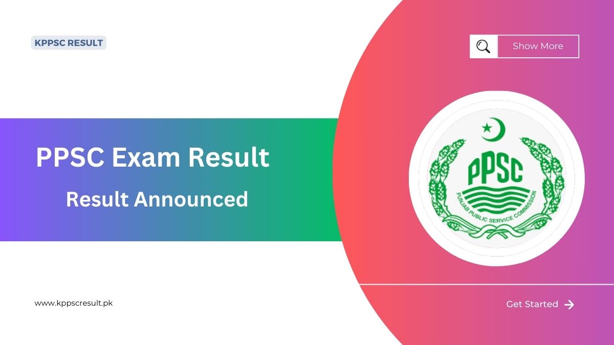 PPSC Exam Result 28 29 September 2024 DMC Download