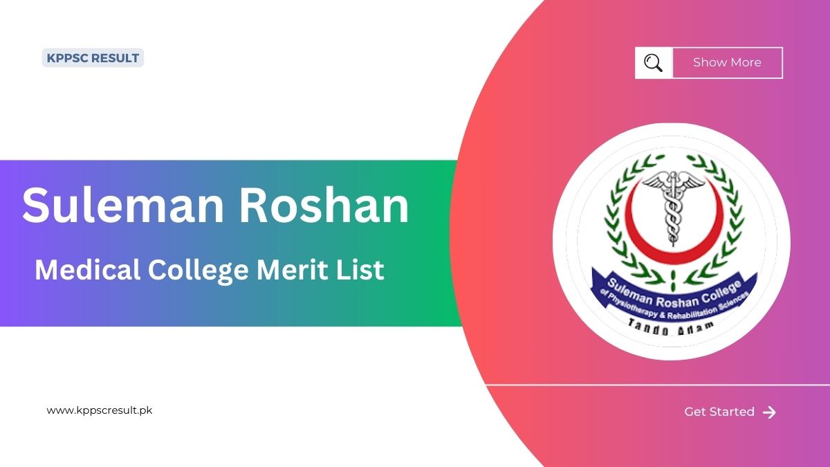 Suleman Roshan Medical College MBBS BDS Merit List 2024