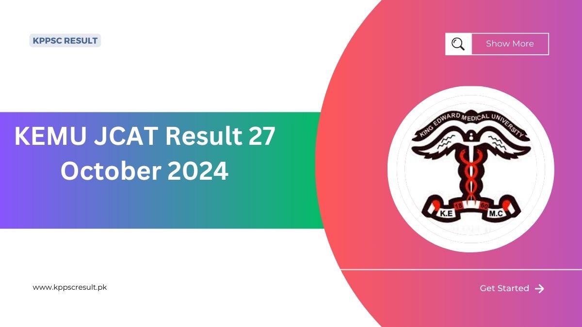 KEMU JCAT Result 27 October 2024